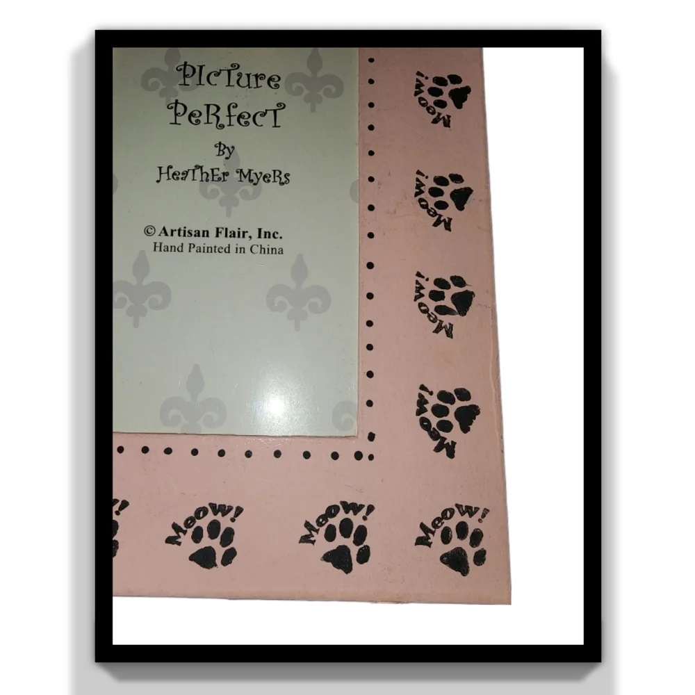 Cat Photo Frame by Heather Myers
